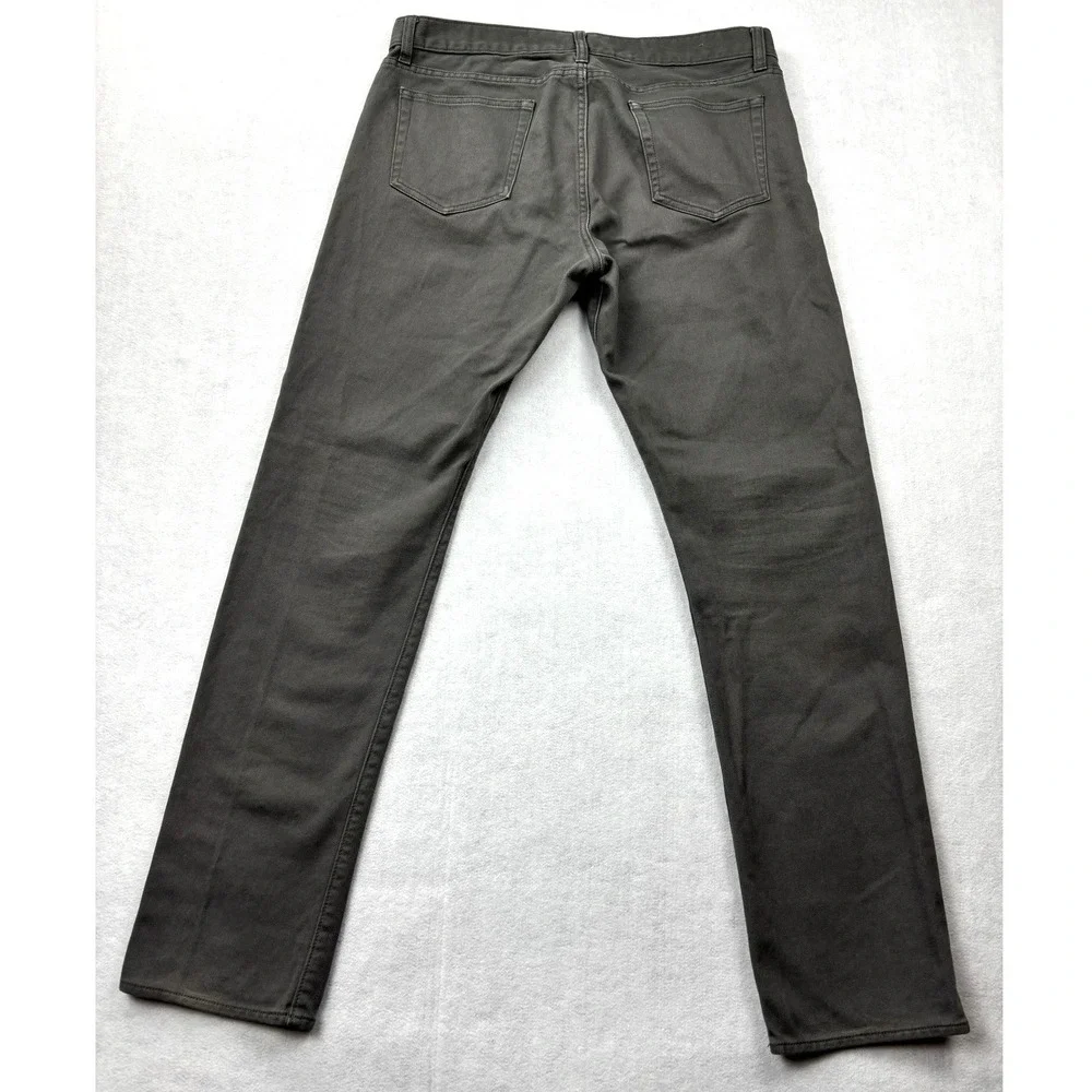 J.Crew‎ The Driggs Slim Fit Bedford Cord Pants Mens 33x32 Olive Green E0353